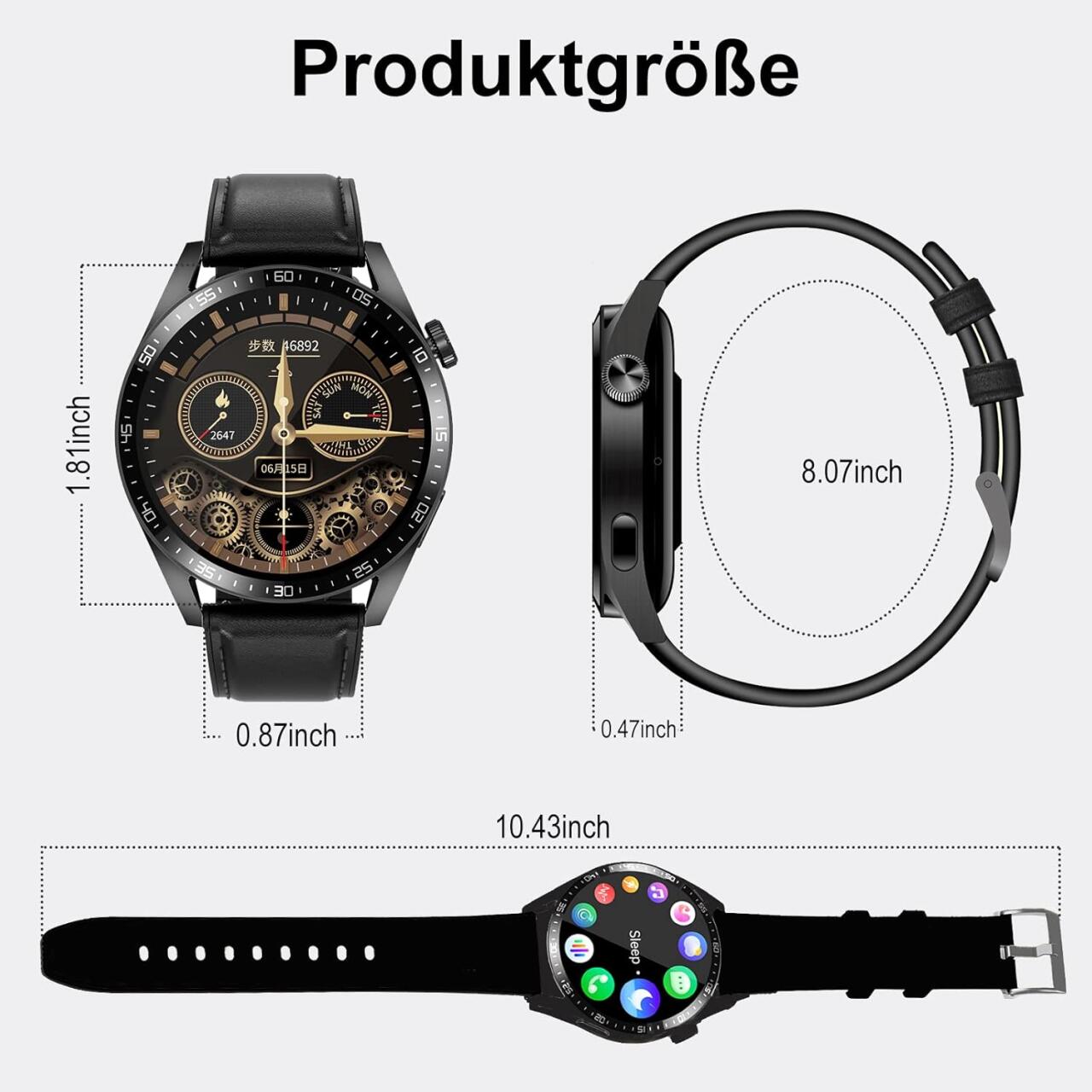 Smartwatch Deportiva Inteligente (Reloj inteligente)